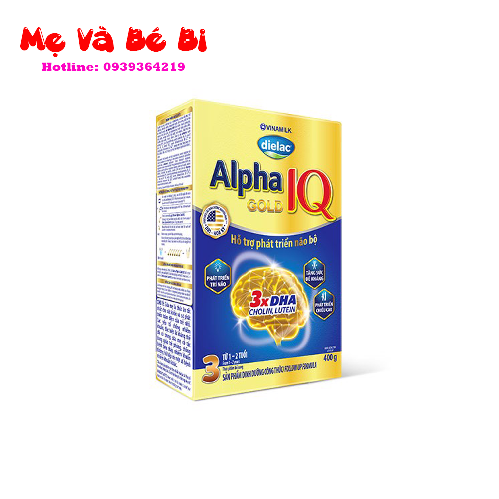 Dielac Alpha Gold IQ Step 3 Hộp Giấy 400g