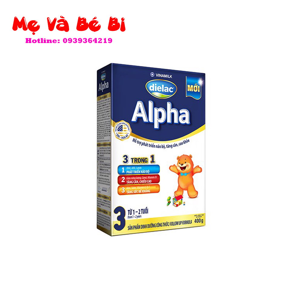 Dielac Alpha Step 3 Hộp Giấy 400g