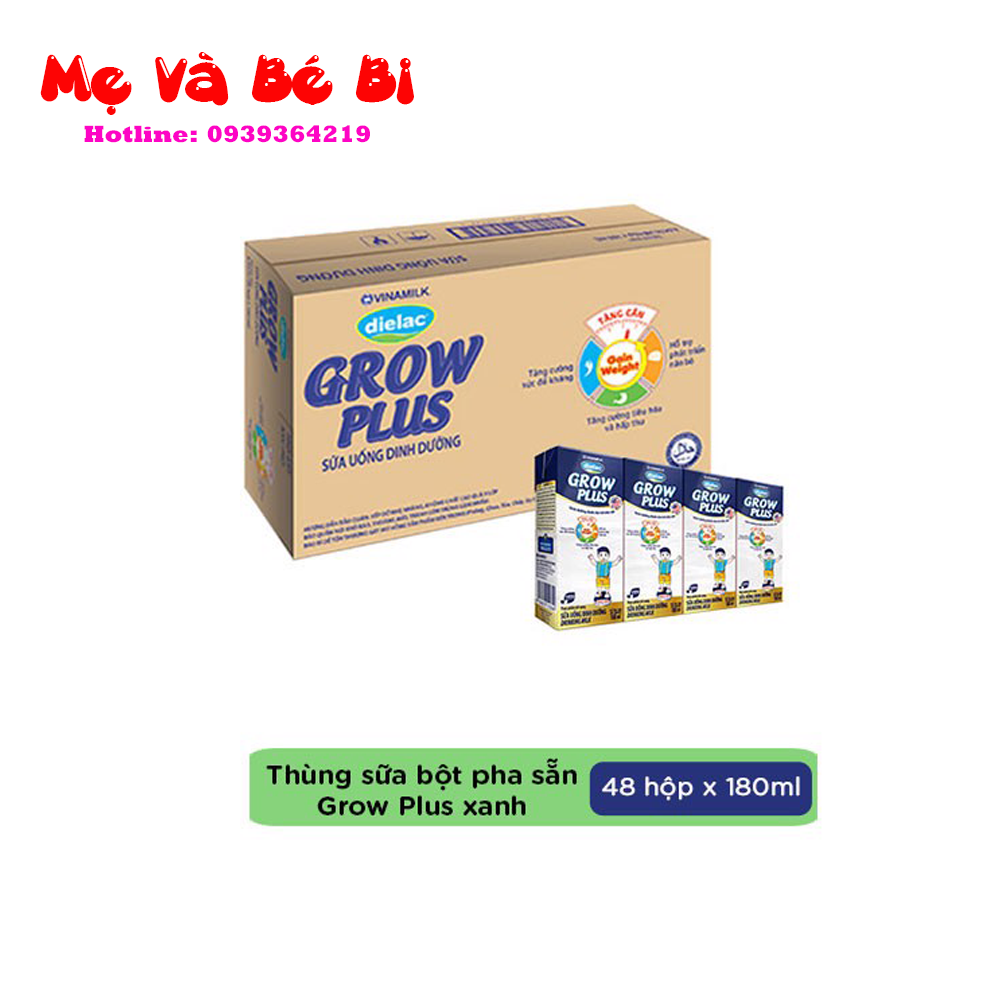 SBPS Dielac Growplus Xanh 180ml Thùng